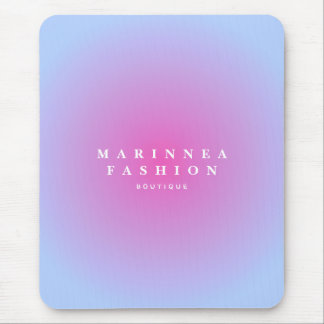 Soft Purple Blue Gradient Aura  マウスパッド