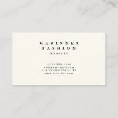 Soft Purple Blue Gradient Aura  名刺 (裏面)