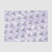 Soft Purple Marble Drip 薄葉紙 (正面)