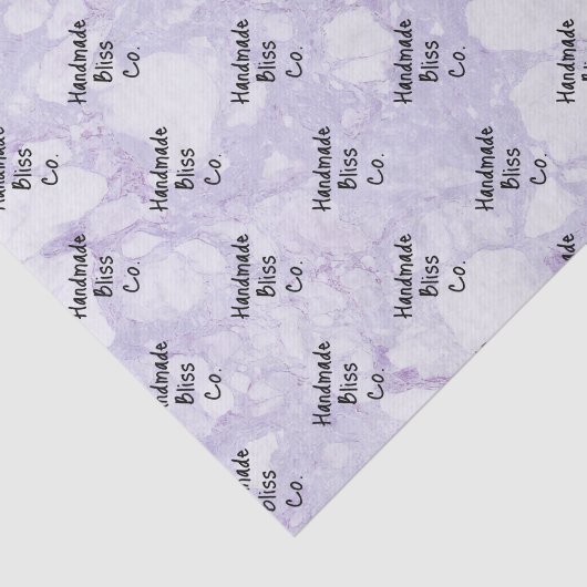 Soft Purple Marble Drip 薄葉紙 (詳細)