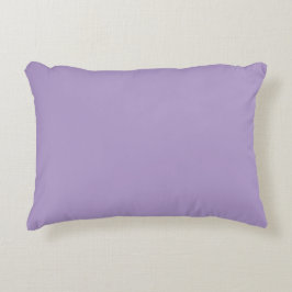Soft Purple,Solid ,Modern Throw Pillow アクセントクッション