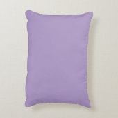 Soft Purple,Solid ,Modern Throw Pillow アクセントクッション (裏面(縦))