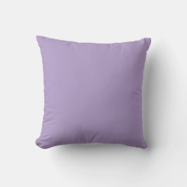 Soft Purple,Solid ,Modern Throw Pillow クッション