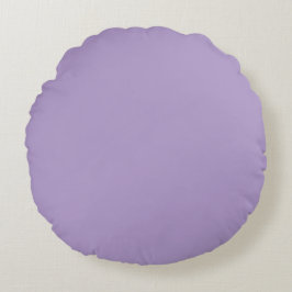Soft Purple,Solid ,Modern Throw Pillow ラウンドクッション