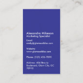 Soft Rainbow Aesthetic Branding 名刺 (裏面)