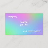 Soft Rainbow Gradient名刺 名刺 (正面)