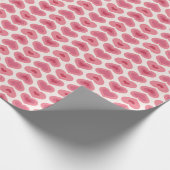 Soft Red Hearts Pattern – Romantic Christmas & Val ラッピングペーパー (角)