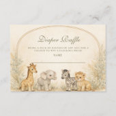 Soft Safari Jungle Diapper Raffle エンクロージャーカード (正面)