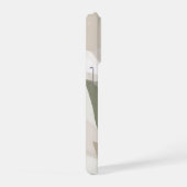 Soft Sage Botanical Abstract – Calm Modern Organic iPhoneケース (右側面)