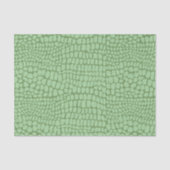 Soft Sage Green Snake Skin Scales Decoupage 薄葉紙 (正面)