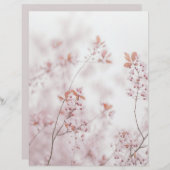 Soft sakura blooms scrapbook paper (正面/裏面)