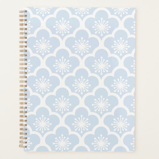 Soft Sakura Neutral - Powder Blue プランナー手帳 (正面)