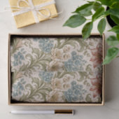 Soft Scrollwork Garden Floral Pattern 薄葉紙 (ギフト)