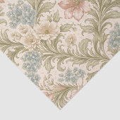 Soft Scrollwork Garden Floral Pattern 薄葉紙 (詳細)