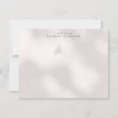 Soft Shadow  Note Card 招待状 (正面)