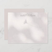 Soft Shadow  Note Card 招待状 (正面/裏面)