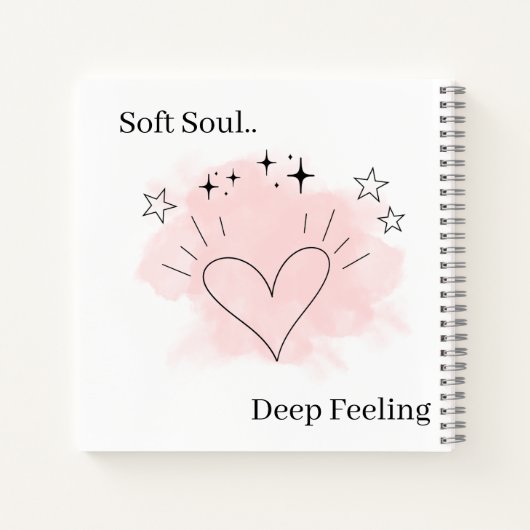 Soft Soul Personalized Notebook ノートブック (裏面)