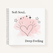 Soft Soul Personalized Notebook ノートブック (正面)