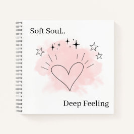 Soft Soul Personalized Notebook ノートブック