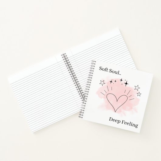 Soft Soul Personalized Notebook ノートブック (内部)