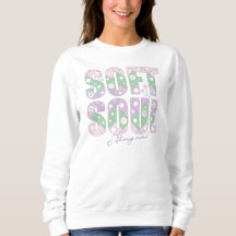 Soft Soul Strong Mind –Pastel Motivational T-Shirt