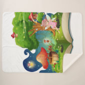 Soft Sparkle Friends シェルパブランケット (正面(横))