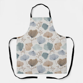 Soft Spring Botanical All-Over Print Apron エプロン