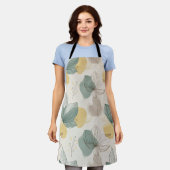 Soft Spring Botanical All-Over Print Apron エプロン (着用した状態)