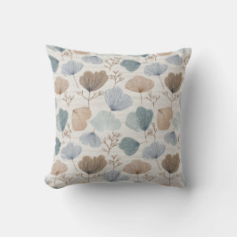Soft Spring Botanical Throw Pillow クッション