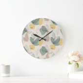 Soft Spring Botanical Wall Clock ラージ壁時計 (ホーム)