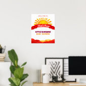 Soft Sunrise Calm Baby Room Wall Visual ポスター (ホームオフィス)
