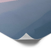 Soft Sunrise Mountain Wall Art ポスター (角)