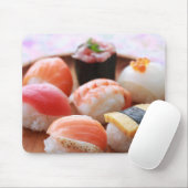 Soft Sushi Delight – Natural Style Mouse Pad マウスパッド (マウス)