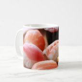 Soft Sushi Delight – Wooden Plate Series コーヒーマグカップ (正面左)