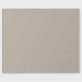 Soft Taupe Stone Solid ラッピングペーパー (フラット)