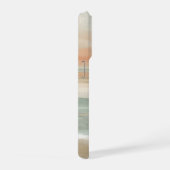 Soft Tide Horizon – Abstract Coastal Pastel iPhoneケース (右側面)