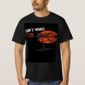 Soft Voice sunset Silhouette Tee – Minimal  Tシャツ (正面)