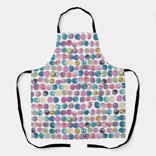 Soft Watercolor Apron – Modern Minimalist Kitchen  エプロン (正面)