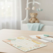 Soft Watercolor Baby Shower Bingo Card  招待状