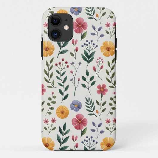 Soft Watercolor Fern  Case-Mate iPhoneケース (裏面)