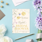 Soft Watercolor Floral  Customizable Bridal Shower アクリル招待状 (インサイチュ (ウェディング))