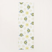 Soft Watercolor Floral Tile Pattern ヨガマット (裏面)