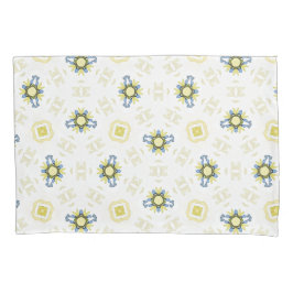Soft Watercolor Floral Tile Pattern 枕カバー