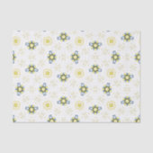 Soft Watercolor Floral Tile Pattern 薄葉紙 (正面)