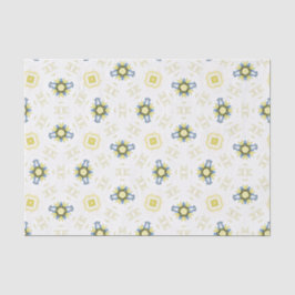Soft Watercolor Floral Tile Pattern 薄葉紙