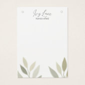 Soft Watercolor Foliage Paintbrush Print (正面)