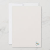 Soft Watercolor Stork Baby Shower Invitation 招待状 (裏面)