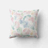 Soft Watercolor Wash Pattern クッション (裏面)