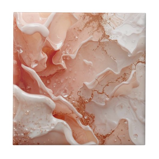 Soft Waves & Golden Lines タイル (正面)