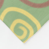 Soft Whirl Mosaic フリースブランケット (角)